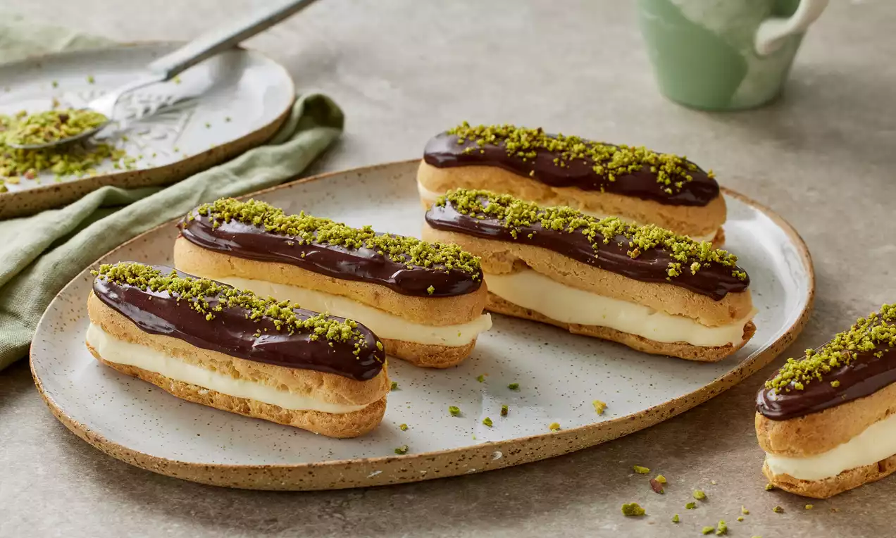 Ekler (Profiterol Hamurlu Ekler Pasta) - Fotoğraf 5